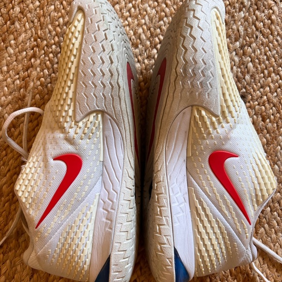NIKE RAFA ZOOM VAPOR CAGE TENNIS SNEAKERS WHITE MENS SIZE 7.5 women’s 9 - Picture 7 of 8